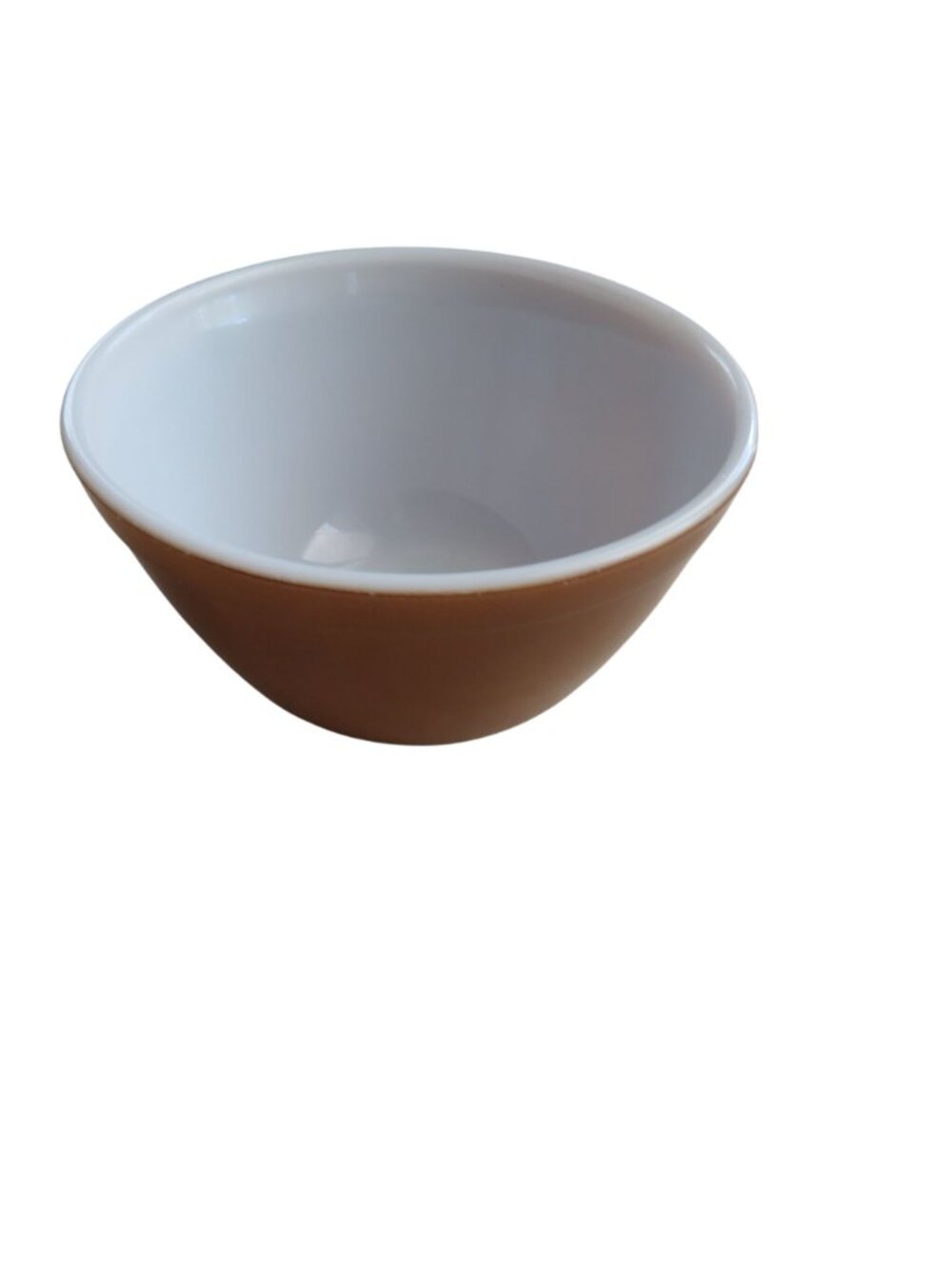 Vintage Pyrex 401 Brown Mixing Bowl 1.5 Pints Excellent Condition